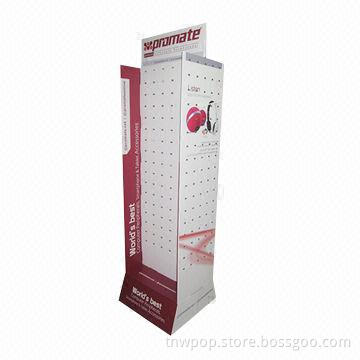 Cardboard Display Stand, four faces can show different products all-arround, strong, stable, durable